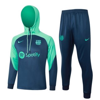 Sudadera Con Capucha Barcelona 2024 Azul 2 Sudadera Con Capucha Barcelona 2024 Azul 2