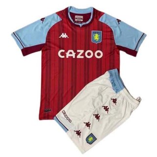 Primera Equipación Camiseta Aston Villa Niño 2021/2022 Primera Equipación Camiseta Aston Villa Niño 2021/2022