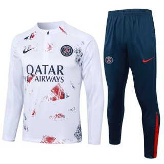 Sudadera De Training PSG 2024/2025 Blanco 3 Sudadera De Training PSG 2024/2025 Blanco 3