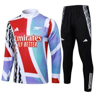 Sudadera De Training Arsenal 2025/2026 Azul Rojo Sudadera De Training Arsenal 2025/2026 Azul Rojo
