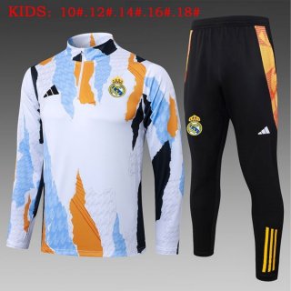 Ninos Sudadera De Training Real Madrid 2025/2026 Azul Blanco Ninos Sudadera De Training Real Madrid 2025/2026 Azul Blanco