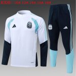Ninos Sudadera De Training Argentina 2026/2027 Blanco
