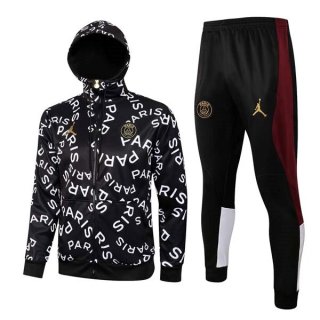 Chandal Con Capucha Paris Saint Germain 2022 Blanco Negro Chandal Con Capucha Paris Saint Germain 2022 Blanco Negro