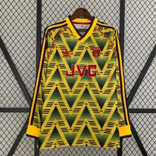 Tailandia Camiseta Arsenal Segunda Equipación ML Retro 1991 1993 Tailandia Camiseta Arsenal Segunda Equipación ML Retro 1991 1993
