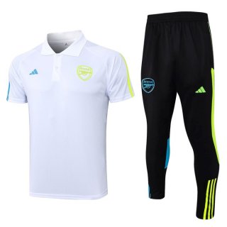 Polo Arsenal Conjunto Completo 2024 Blanco Polo Arsenal Conjunto Completo 2024 Blanco