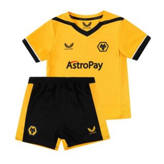 Camiseta Wolves Primera Equipación Niño 2022/2023 Camiseta Wolves Primera Equipación Niño 2022/2023