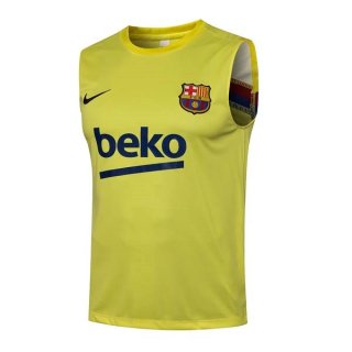 Camiseta Barcelona Sin Mangas 2022 Amarillo Camiseta Barcelona Sin Mangas 2022 Amarillo