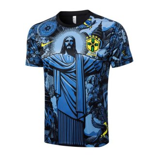 Camiseta Entrenamiento Brasil 2024/2025 Azul Camiseta Entrenamiento Brasil 2024/2025 Azul
