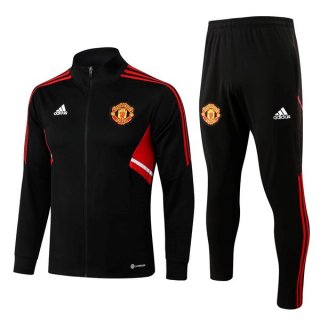 Chandal Manchester United 2023 Negro Rojo Chandal Manchester United 2023 Negro Rojo