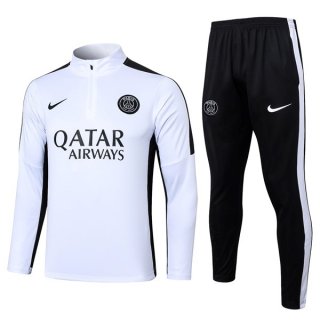 Sudadera De Training PSG 2024/2025 Blanco Sudadera De Training PSG 2024/2025 Blanco