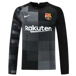 Tailandia Camiseta Barcelona Portero ML 2021/2022 Negro Tailandia Camiseta Barcelona Portero ML 2021/2022 Negro