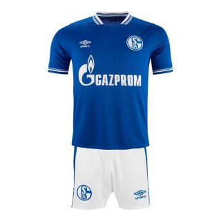 Primera Equipación Camiseta Schalke 04 Niño 2021/2022 Azul Primera Equipación Camiseta Schalke 04 Niño 2021/2022 Azul