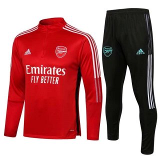 Sudadera De Training Arsenal 2022 Rojo Negro Sudadera De Training Arsenal 2022 Rojo Negro
