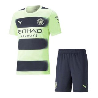 Camiseta Manchester City Tercera Equipación Niño 2022/2023 Camiseta Manchester City Tercera Equipación Niño 2022/2023