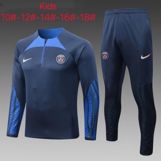 Ninos Sudadera De Training PSG 2022/2023 Azul Ninos Sudadera De Training PSG 2022/2023 Azul