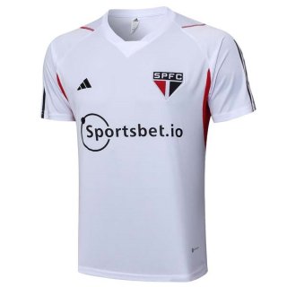 Camiseta Entrenamiento Sao Paulo 2023/2024 Blanco 2 Camiseta Entrenamiento Sao Paulo 2023/2024 Blanco 2