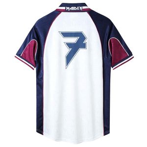 Camiseta Iron Maiden x West Ham Retro Segunda Equipación 1999/2001