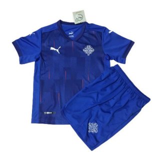 Primera Equipación Camiseta Islandia Niño 2020 Azul Primera Equipación Camiseta Islandia Niño 2020 Azul