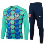 Sudadera De Training Barcelona 2024/2025 Verde Azul 3 Sudadera De Training Barcelona 2024/2025 Verde Azul 3