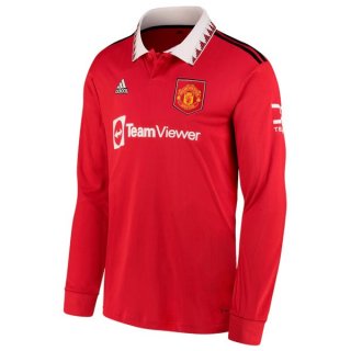 Tailandia Camiseta Manchester United Primera Equipación ML 2022/2023 Tailandia Camiseta Manchester United Primera Equipación ML 2022/2023