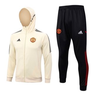 Chandal Con Capucha Manchester United 2023/2024 Amarillo Chandal Con Capucha Manchester United 2023/2024 Amarillo