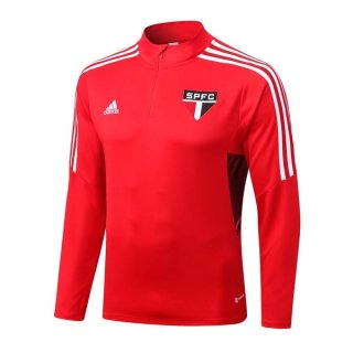 Sudadera De Training Sao Paulo Top 2023 Rojo Sudadera De Training Sao Paulo Top 2023 Rojo