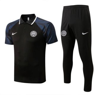 Polo Inter Milan Conjunto Completo 2022/2023 Negro Polo Inter Milan Conjunto Completo 2022/2023 Negro