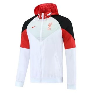 Rompevientos Liverpool 2021/2022 Blanco Rojo Rompevientos Liverpool 2021/2022 Blanco Rojo