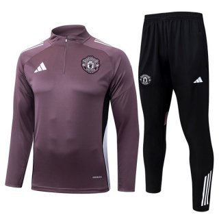 Sudadera De Training Manchester United 2025/2026 Purpura 5 Sudadera De Training Manchester United 2025/2026 Purpura 5