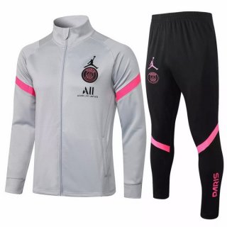 Chandal PSG 2021/2022 Gris Negro Chandal PSG 2021/2022 Gris Negro