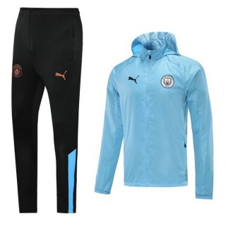 Rompevientos Manchester City Conjunto Completo 2021/2022 Azul Claro Rompevientos Manchester City Conjunto Completo 2021/2022 Azul Claro