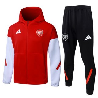 Chandal Con Capucha Arsenal 2026/2027 Rojo