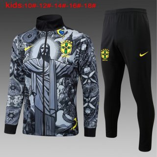 Ninos Chandal Brasil 2024/2025 Gris Ninos Chandal Brasil 2024/2025 Gris