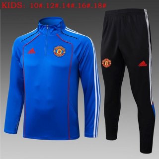Ninos Sudadera De Training Manchester United 2025/2026 Azul 5 Ninos Sudadera De Training Manchester United 2025/2026 Azul 5