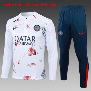 Niños Sudadera De Training PSG 2024/2025 Rojo Blanco Niños Sudadera De Training PSG 2024/2025 Rojo Blanco
