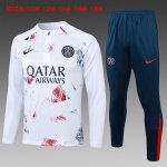 Niños Sudadera De Training PSG 2024/2025 Rojo Blanco Niños Sudadera De Training PSG 2024/2025 Rojo Blanco