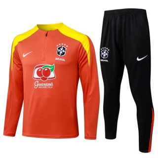 Sudadera De Training Brasil 2026/2027 Naranja