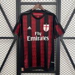 Tailandia Camiseta AC Milan Primera Equipación Retro 2015-2016