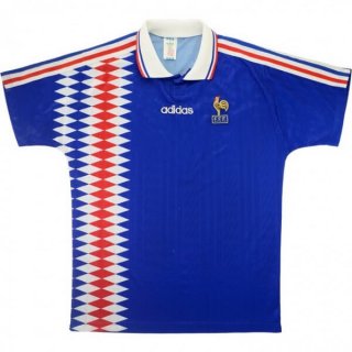 Primera Equipación Tailandia Camiseta Francia Retro 1994 Azul Primera Equipación Tailandia Camiseta Francia Retro 1994 Azul