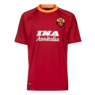 Tailandia Camiseta AS Roma Primera Equipación Retro 2000 2001 Tailandia Camiseta AS Roma Primera Equipación Retro 2000 2001