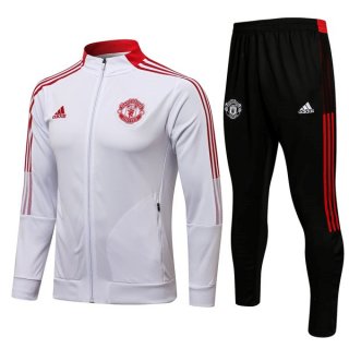 Chandal Manchester United 2022 Blanco Negro Rojo Chandal Manchester United 2022 Blanco Negro Rojo