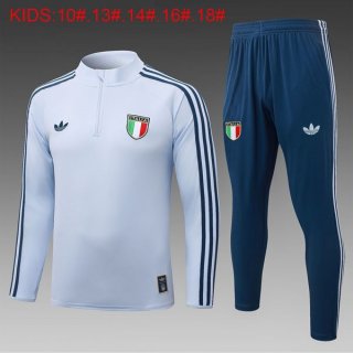 Ninos Sudadera De Training Italia 2026/2027 Gris 3