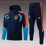 Ninos Chandal Con Capucha España 2026/2027 Azul 5