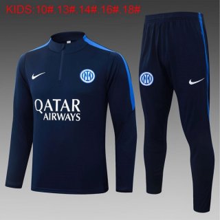 Ninos Sudadera De Training Inter Milan 2026/2027 Azul 3