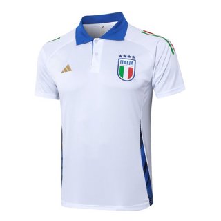 Polo Italia 2024/2025 Blanco Azul 2 Polo Italia 2024/2025 Blanco Azul 2
