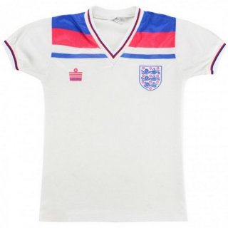 Primera Equipación Tailandia Camiseta Inglaterra Retro 1980 Blanco Primera Equipación Tailandia Camiseta Inglaterra Retro 1980 Blanco