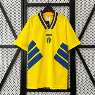 Tailandia Camiseta Suecia Primera Equipación Retro 1994 Tailandia Camiseta Suecia Primera Equipación Retro 1994