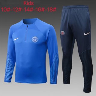Niños Sudadera De Training PSG 2023 Azul Niños Sudadera De Training PSG 2023 Azul