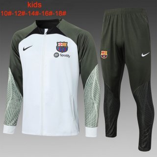 Ninos Chandal Barcelona 2024 Gris Blanco Ninos Chandal Barcelona 2024 Gris Blanco