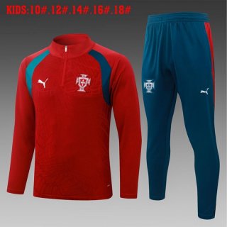 Ninos Sudadera De Training Portugal 2026/2027 Rojo 3